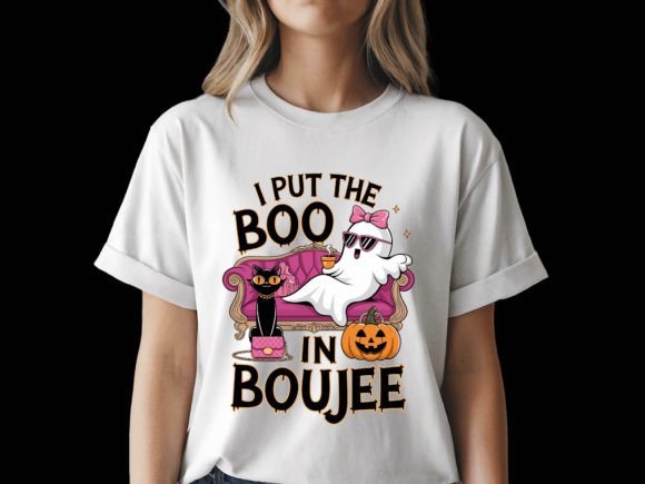 Boujee Ghost Halloween Posh Cat Vector Review
