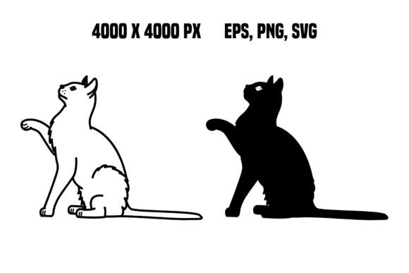 Cat Icons for Embroidery Projects