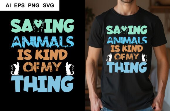 Cat Rescue Saving Animal T-shirt Design Review