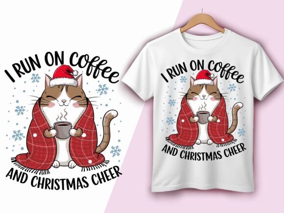 Christmas Coffee Cat Cute Winter Holiday Embroidery Review