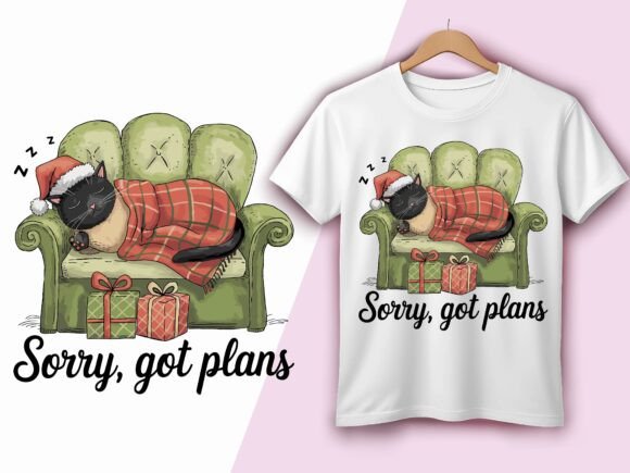 Christmas Plans Cat Cozy Embroidery Review
