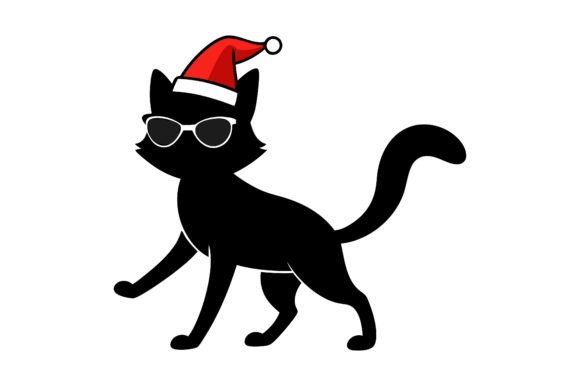 Christmas Stylist Cat Walking Vector Review