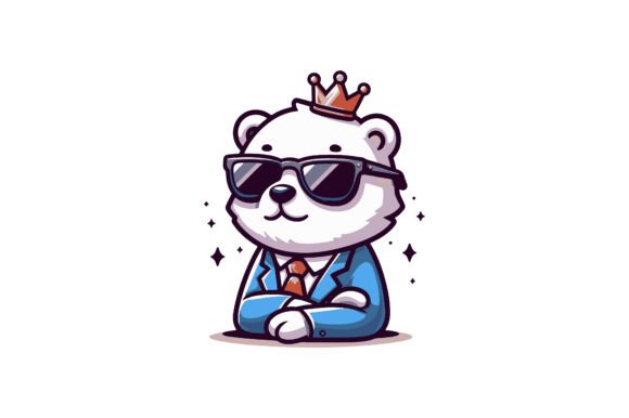 Creative Cat with Sunglass Icon Line Art Review
