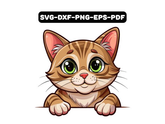 Javanese Cat Peeking Clipart Vector Review