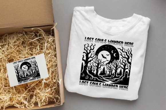 Lost Souls Halloween Vector Tee Design Review