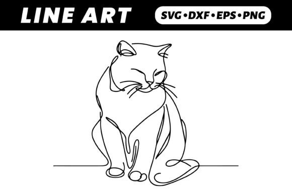 One Line Cat Drawing Minimalist Art Review